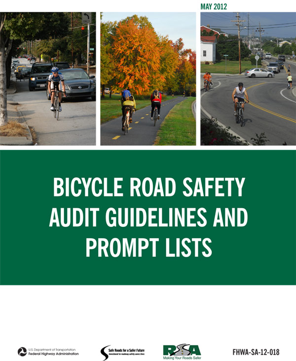Document Cover Image - Bicycle Road Safety Audit Guidelines and Prompt Lists